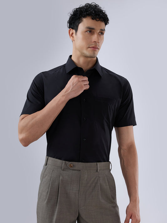 Park Avenue Black Formal Shirt