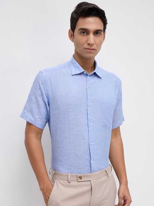 Park Avenue Blue Formal Shirt