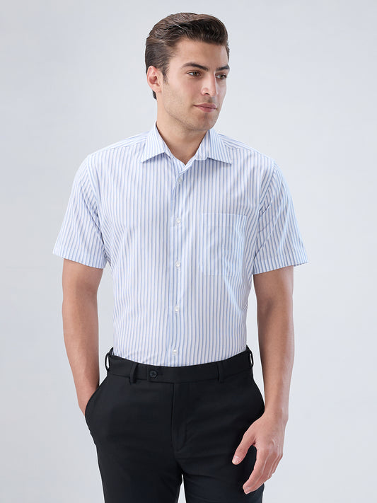 Park Avenue Blue Formal Shirt