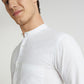 Men Black Slim Fit Plain Cotton Shirts