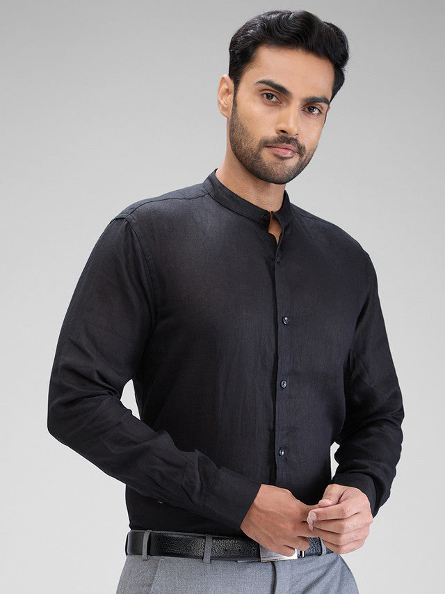 Park Avenue Black Formal Shirt