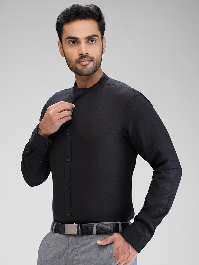 Park Avenue Black Formal Shirt