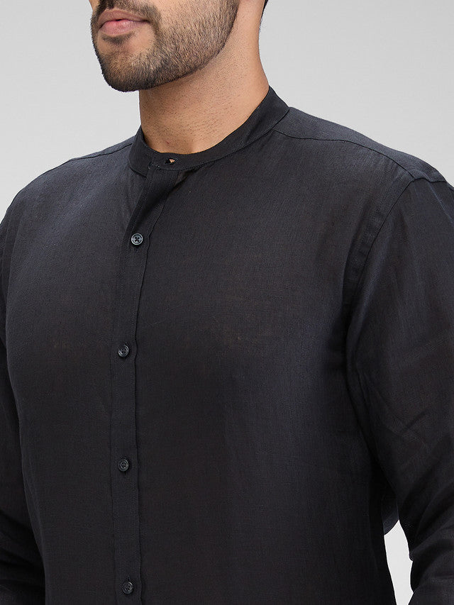 Park Avenue Black Formal Shirt