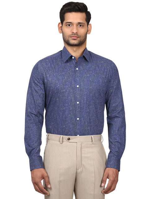 Park Avenue Blue Formal Shirt