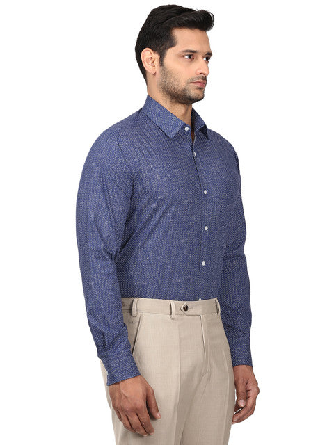 Park Avenue Blue Formal Shirt