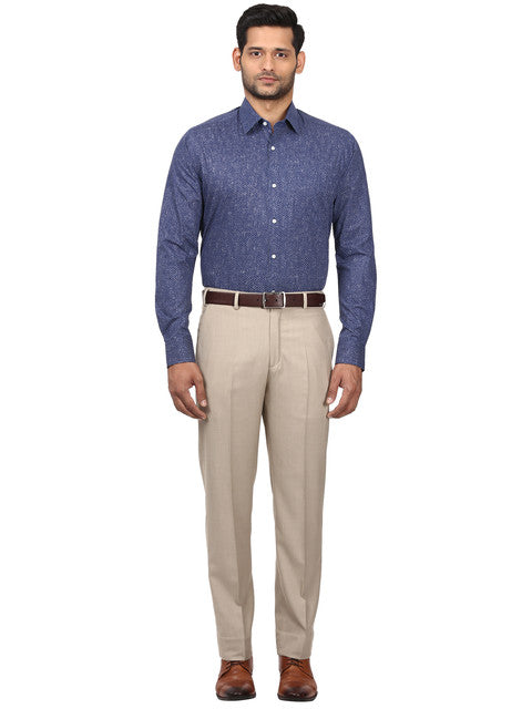 Park Avenue Blue Formal Shirt