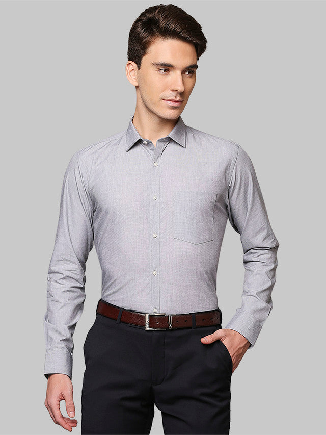 Park Avenue Grey Formal Shirt