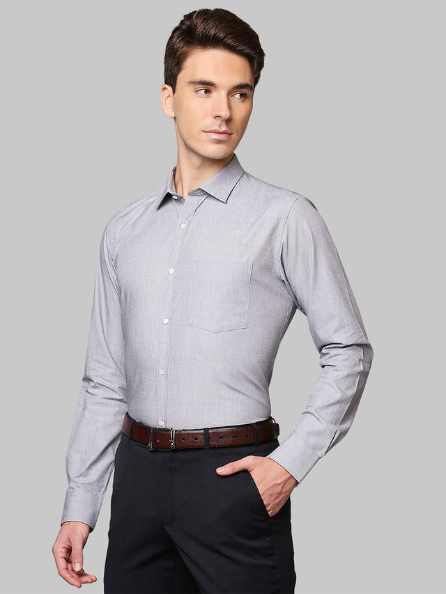 Park Avenue Grey Formal Shirt