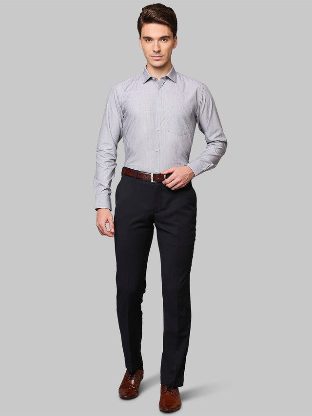 Park Avenue Grey Formal Shirt