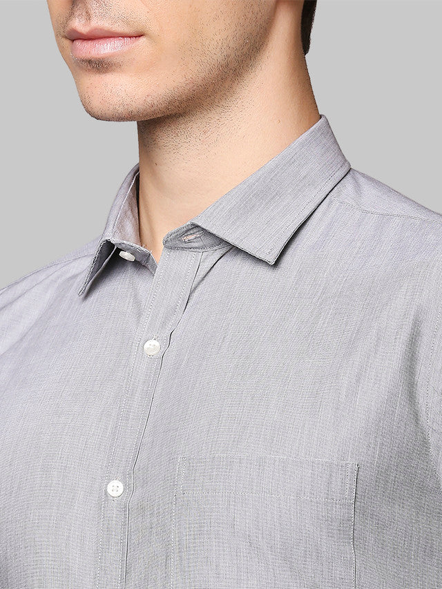 Park Avenue Grey Formal Shirt