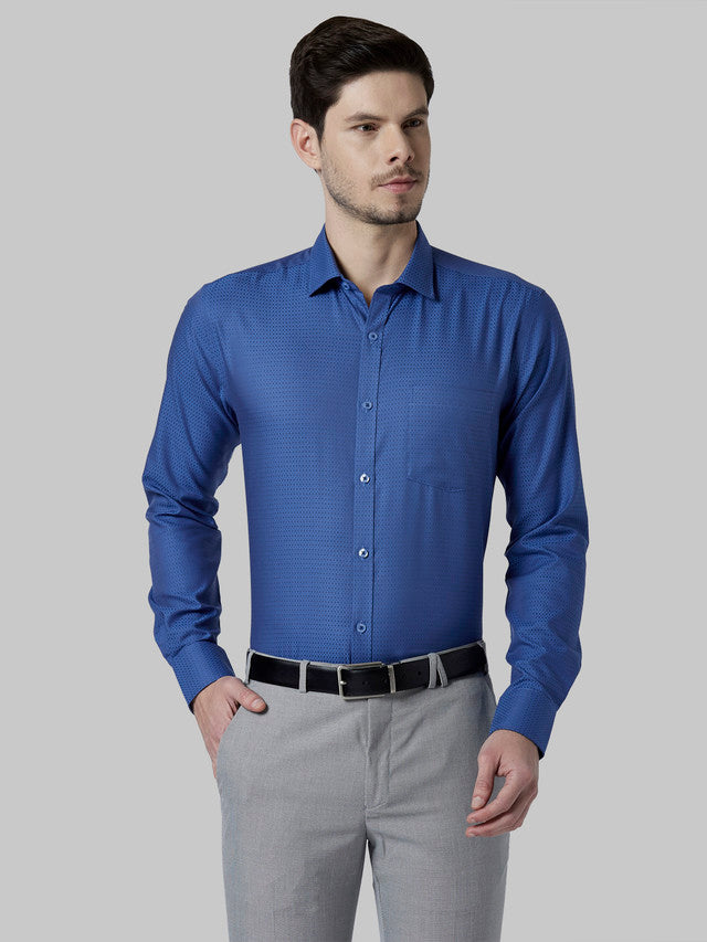 Park Avenue Blue Formal Shirt