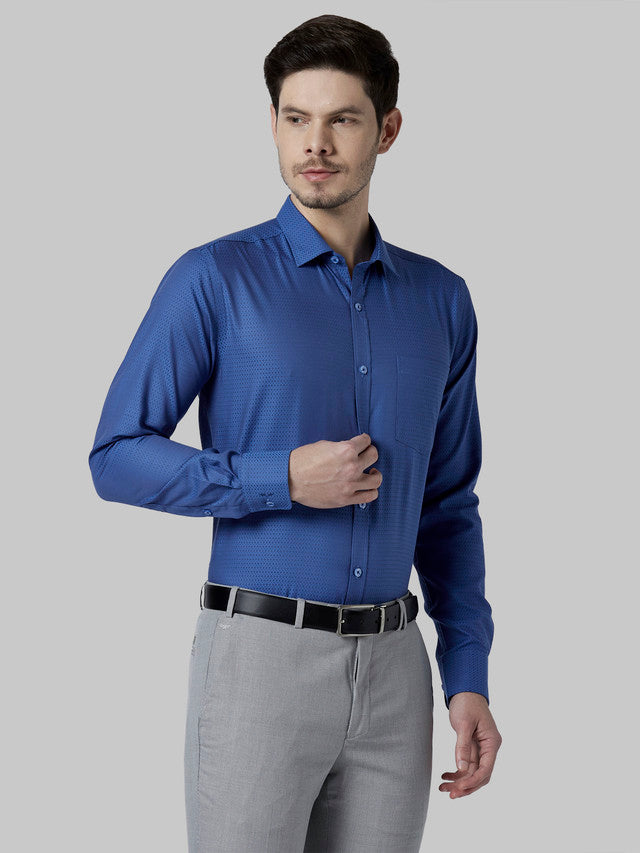 Park Avenue Blue Formal Shirt