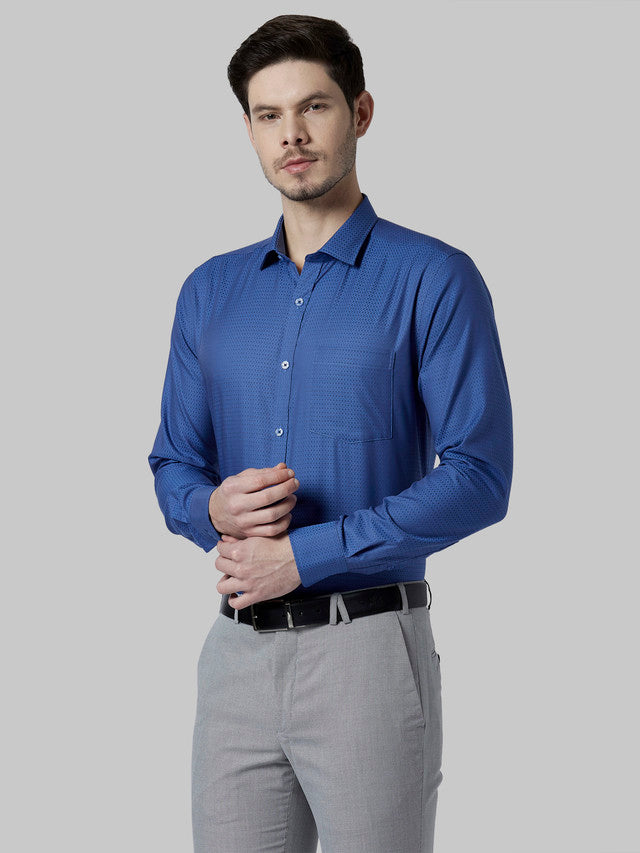 Park Avenue Blue Formal Shirt