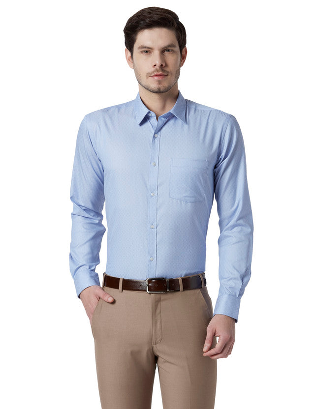 Park Avenue Blue Formal Shirt