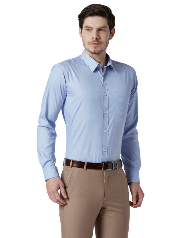 Park Avenue Blue Formal Shirt