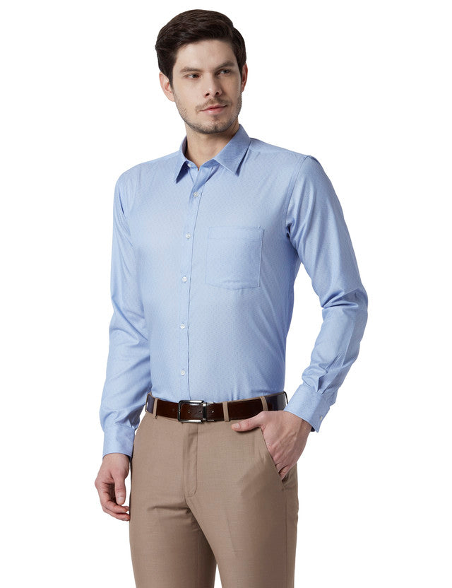 Park Avenue Blue Formal Shirt