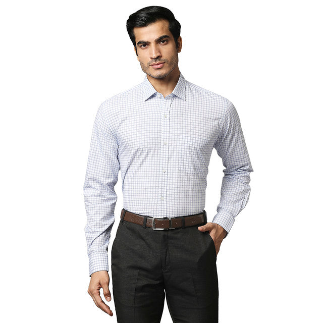 Park Avenue Blue Formal Shirt