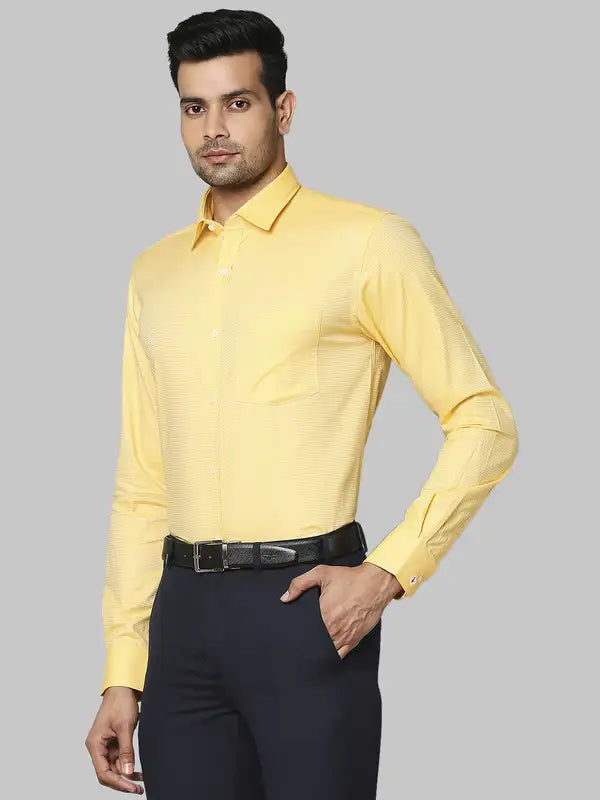 Men Slim Fit Green Shirt