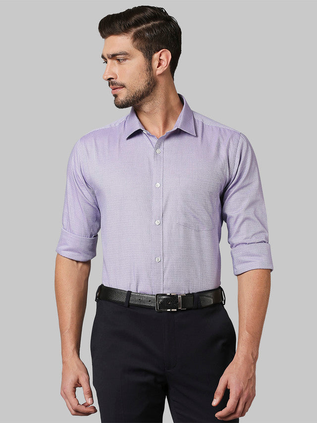 Park Avenue Purple Formal Shirt