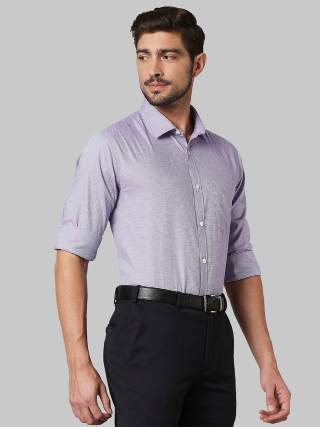 Park Avenue Purple Formal Shirt