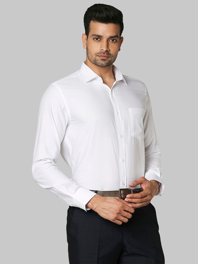 Park Avenue White Formal Shirt