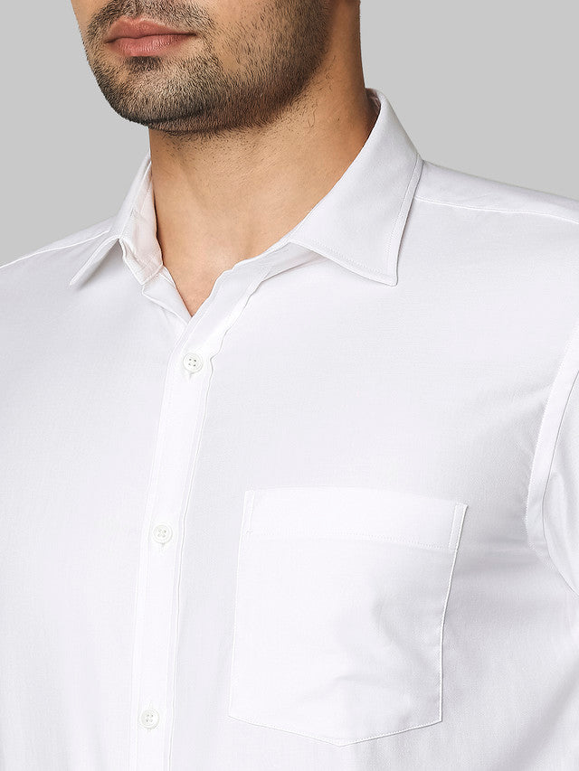 Park Avenue White Formal Shirt