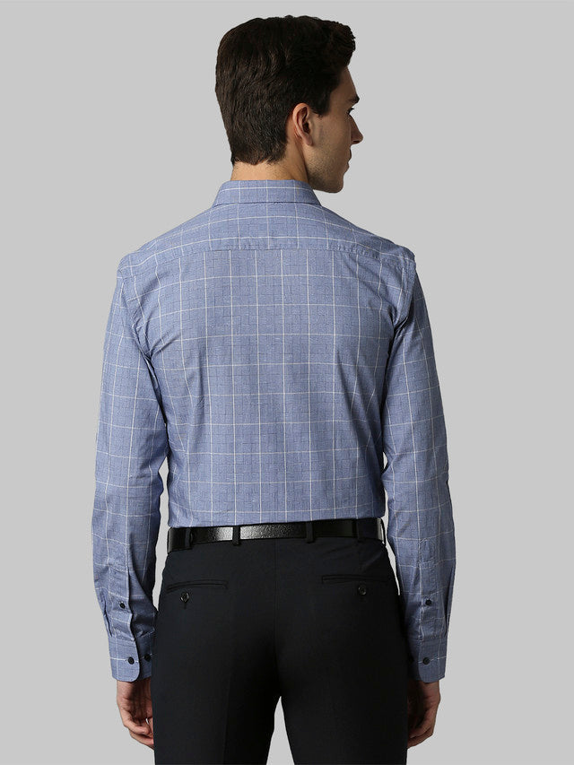 Park Avenue Blue Formal Shirt