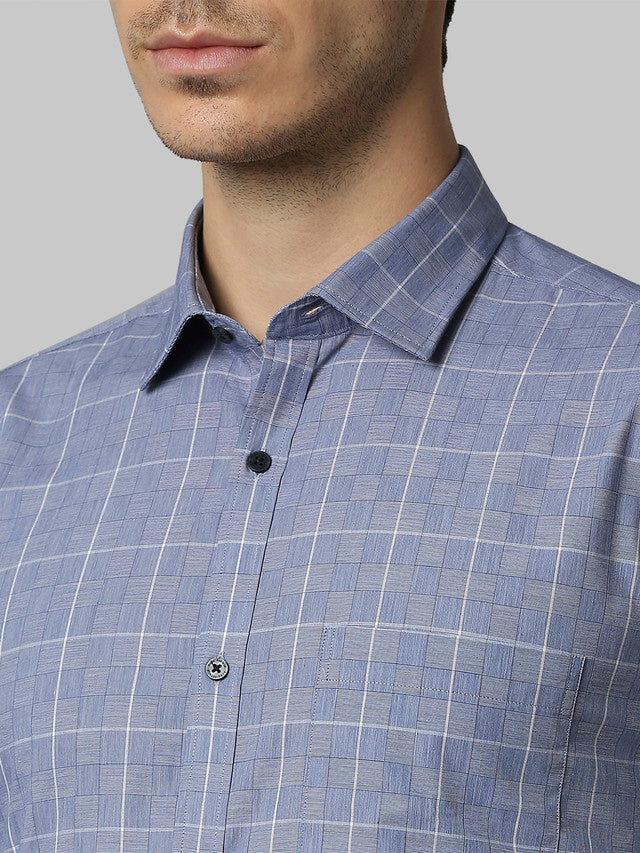 Park Avenue Blue Formal Shirt