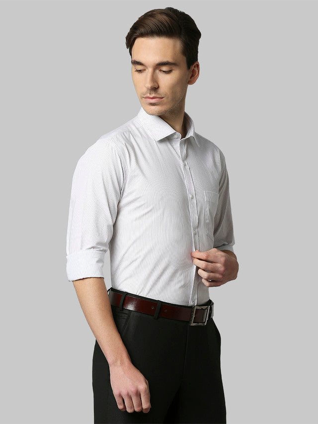 Park Avenue Grey Formal Shirt