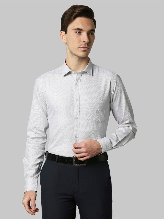 Park Avenue Grey Formal Shirt