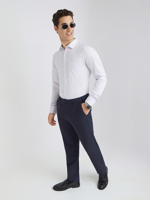 Men Slim Fit Light Blue Shirt