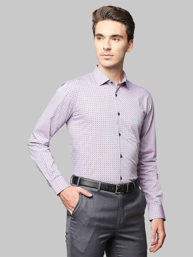 Park Avenue Purple Formal Shirt