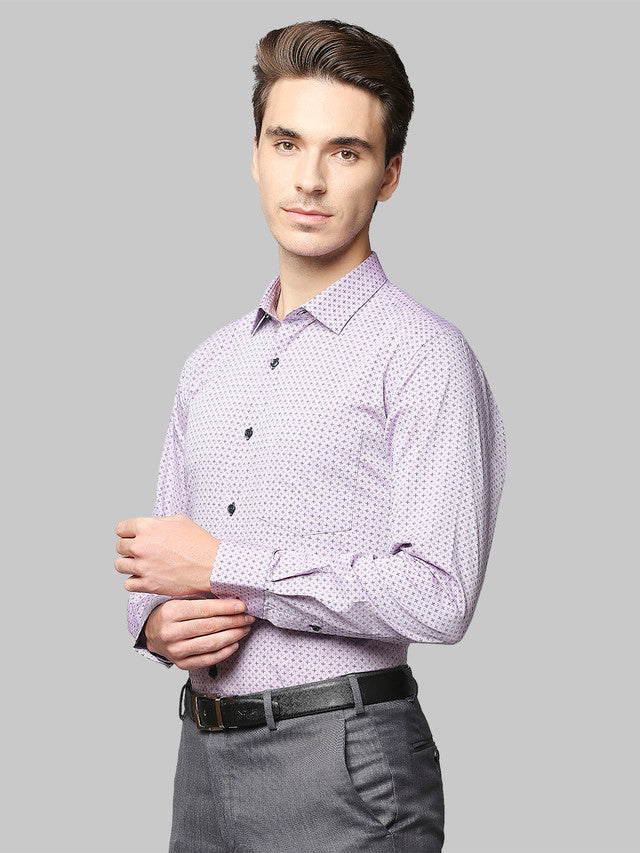 Park Avenue Purple Formal Shirt