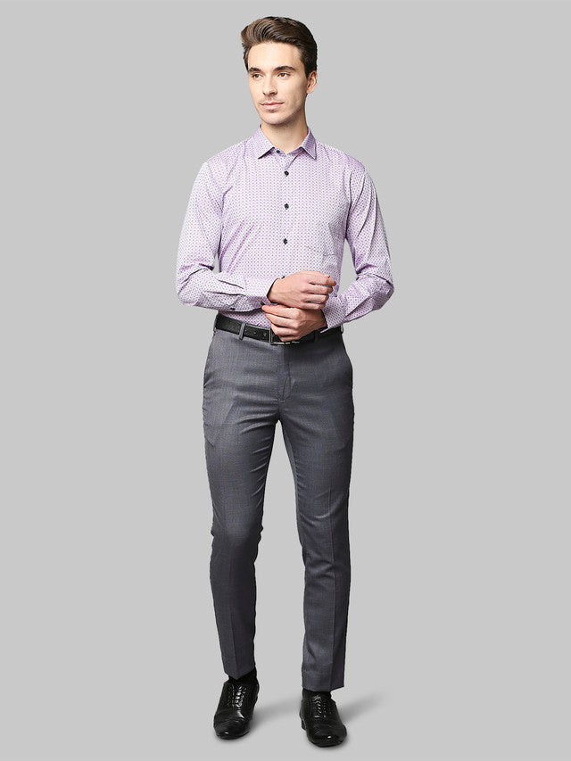 Park Avenue Purple Formal Shirt