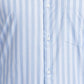 Park Avenue Blue Stripe Slim Fit Cotton Formal Shirt