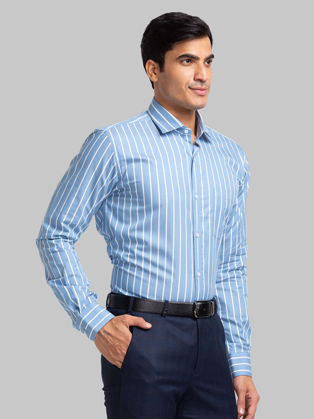 Park Avenue Blue Formal Shirt