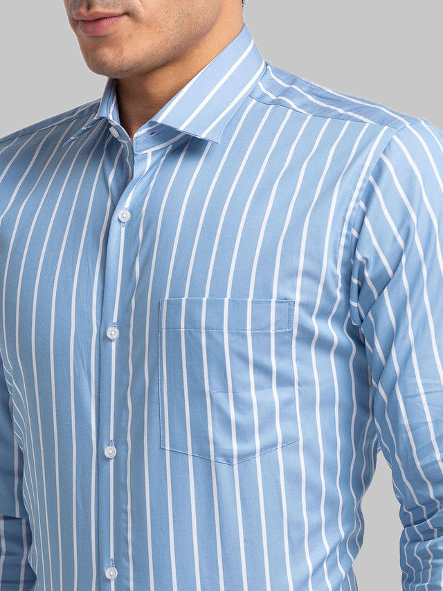 Park Avenue Blue Formal Shirt