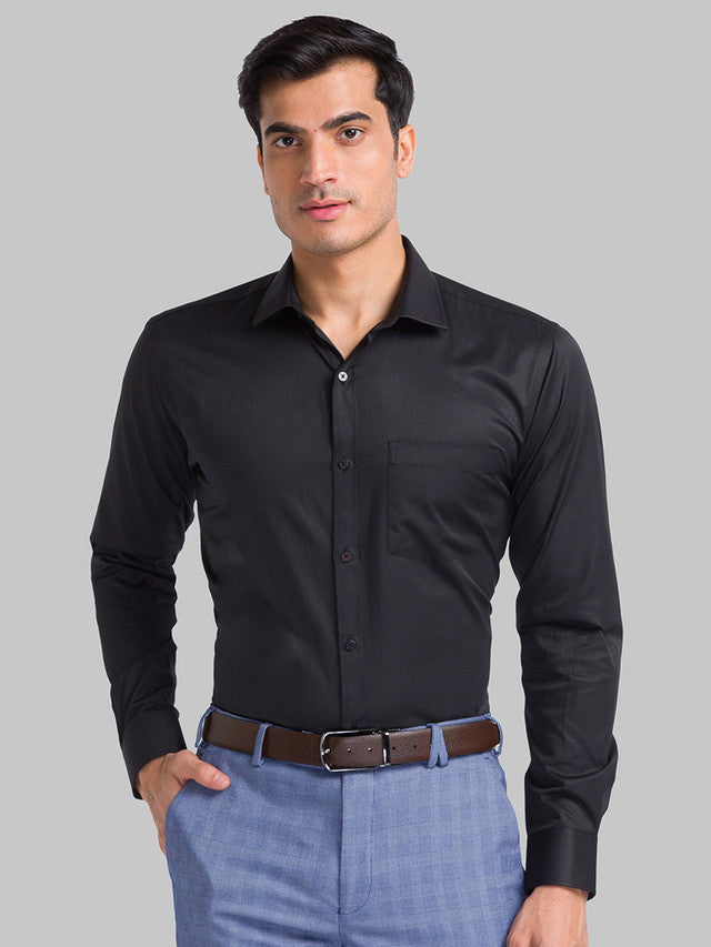 Park Avenue Black Formal Shirt