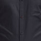 Park Avenue Black Plain Slim Fit Cotton Blend Formal Shirt