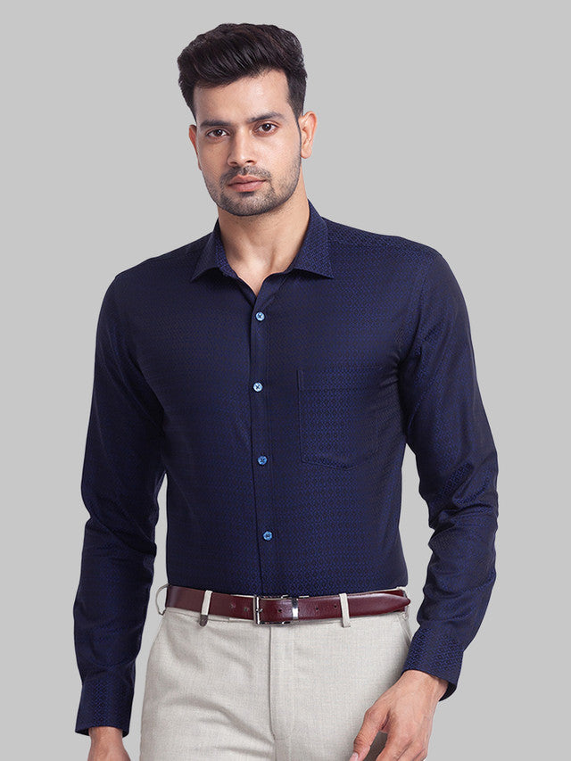 Park Avenue Blue Formal Shirt