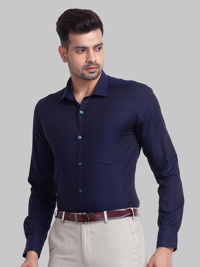 Park Avenue Blue Formal Shirt