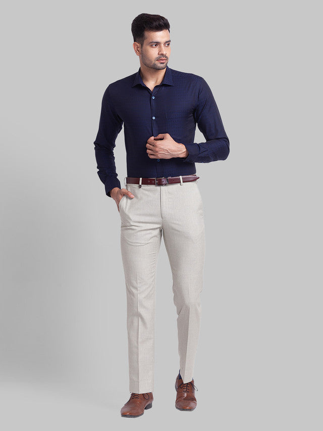 Park Avenue Blue Formal Shirt