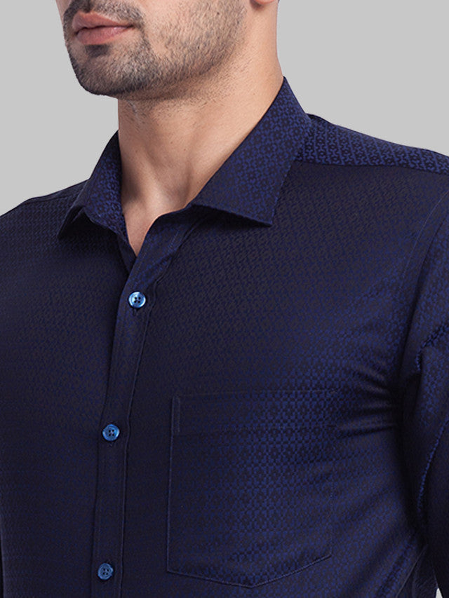 Park Avenue Blue Formal Shirt