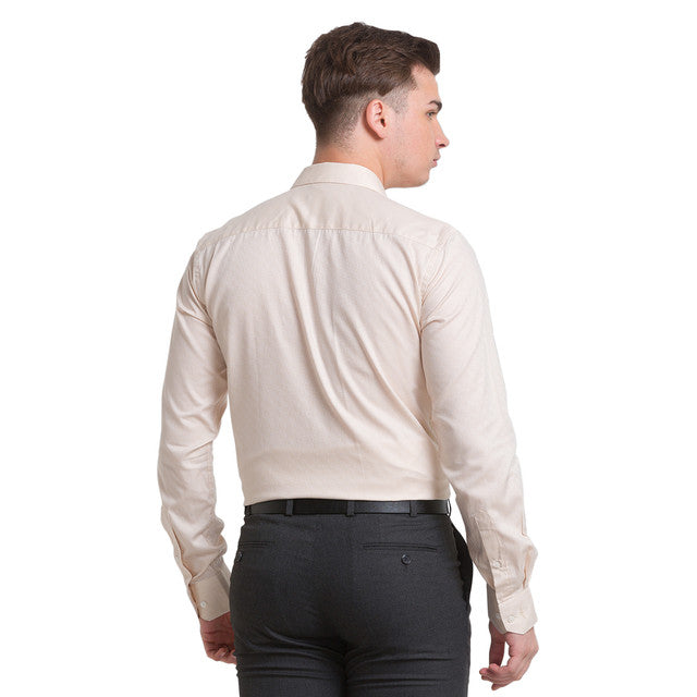 Park Avenue Beige Formal Shirt