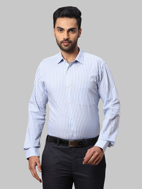 Park Avenue Blue Formal Shirt