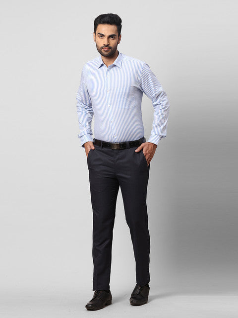 Park Avenue Blue Formal Shirt