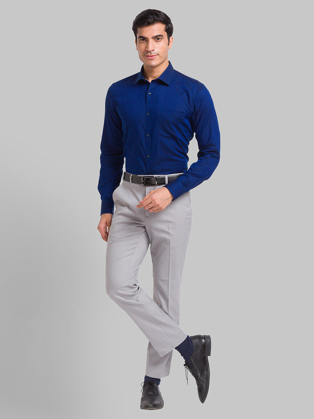 Park Avenue Blue Formal Shirt