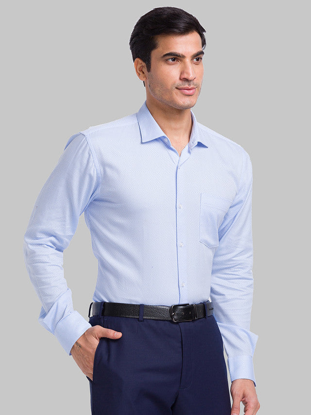 Park Avenue Blue Formal Shirt