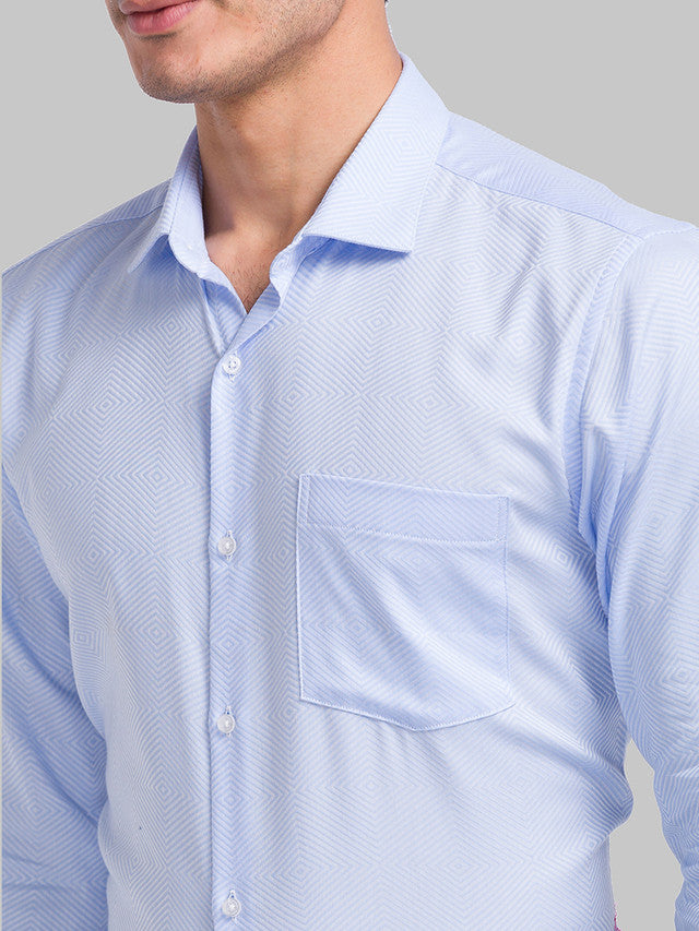 Park Avenue Blue Formal Shirt