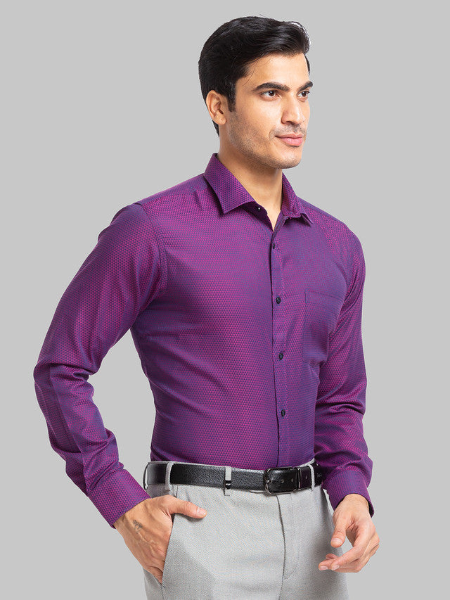 Park Avenue Purple Formal Shirt